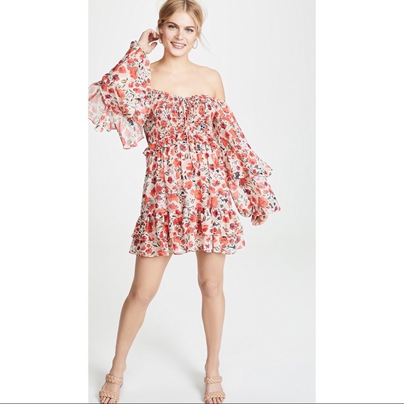 Misa Los Angeles Dresses & Skirts - MISA LOS ANGELES FLORAL MINI DRESS NWT SIZE XS